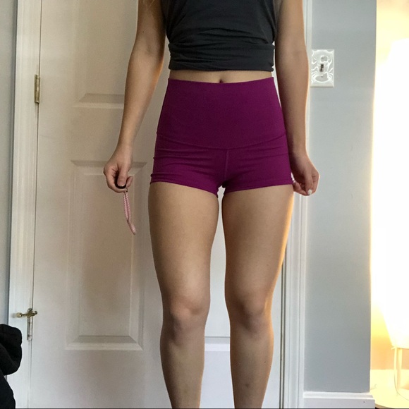lululemon high waisted shorts